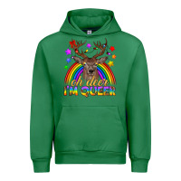 Emerald LGBTQ+ Oh Deer I'm Queer Urban Hoodie - BundleAndBundleShop