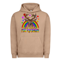 Pigment Burro LGBTQ+ Oh Deer I'm Queer Urban Hoodie - BundleAndBundleShop