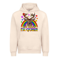 Sandshell LGBTQ+ Oh Deer I'm Queer Urban Hoodie - BundleAndBundleShop