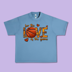 For The Love Of The Game Basketball Urban Heavy Tee Designed By Texasbilliewilder