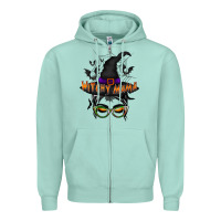 Seafoam withcy mama Zipper Hoodie - RacoonDesign