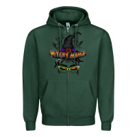 Sports Green withcy mama Zipper Hoodie - RacoonDesign