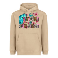 Mushroom her fighting is our fight Heavyweight Hoodie - AdoDesignShop
