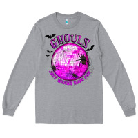Heather Grey Ghouls Just Wanna Have Fun Long Sleeve Tee - texasbilliewilder