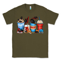 Army Green hockey begins after coffee cups Classic Tee - Zillion Design Studio