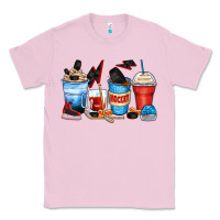 Bubblegum Pink hockey begins after coffee cups Classic Tee - Zillion Design Studio