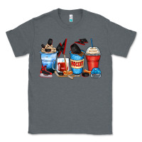 Charcoal Heather hockey begins after coffee cups Classic Tee - Zillion Design Studio