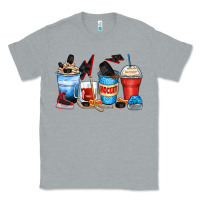 Heather Grey hockey begins after coffee cups Classic Tee - Zillion Design Studio