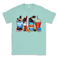 Seafoam hockey begins after coffee cups Classic Tee - Zillion Design Studio