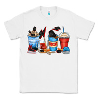 White hockey begins after coffee cups Classic Tee - Zillion Design Studio