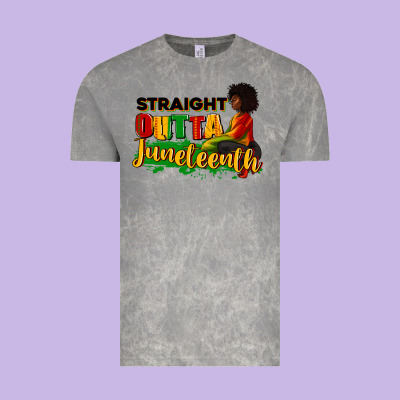 Vintage Tee Straight outta Juneteenth