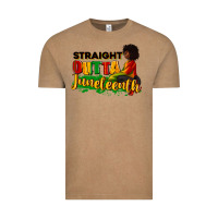 Vintage Coffee Straight outta Juneteenth Vintage Tee - RanaPortraitStore