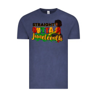 Vintage Denim Straight outta Juneteenth Vintage Tee - RanaPortraitStore