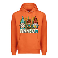 Carrot yeehaw with gnomies Premium Hoodie - NancyCooperArtShop