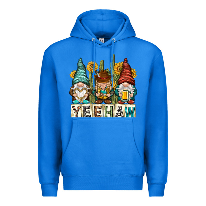 Yeehaw With Gnomies Premium Hoodie by NancyCooperArtShop | Teevron