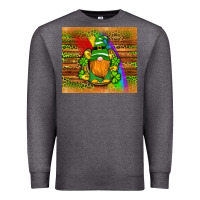 Charcoal Heather st patricks gnomes rainbow Premium Sweatshirt - Artiststas