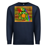 Navy st patricks gnomes rainbow Premium Sweatshirt - Artiststas