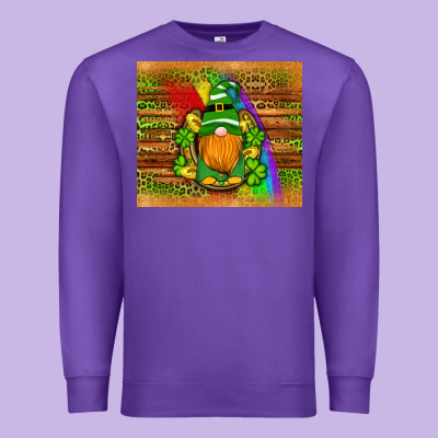 St Patricks Gnomes Rainbow Premium Sweatshirt Designed By Artiststas