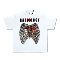 White Radiology Urban Heavy Tee - RanaPortraitStore