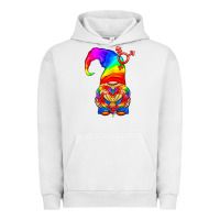 Pigment Lunar Rock LGBTQ+ Pride Gnome With Heart Balloon Urban Hoodie - BundleAndBundleShop
