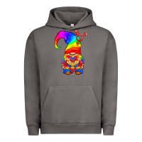 Pigment Tornado LGBTQ+ Pride Gnome With Heart Balloon Urban Hoodie - BundleAndBundleShop
