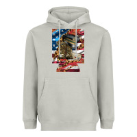 Moon Dust usa flag and leopard with boots 12 oz regular can cooler Heavyweight Hoodie - Artiststas