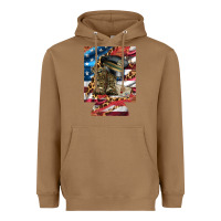 Toasted Coconut usa flag and leopard with boots 12 oz regular can cooler Heavyweight Hoodie - Artiststas