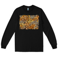 Black leopard background Long Sleeve Tee - Zillion Design Studio