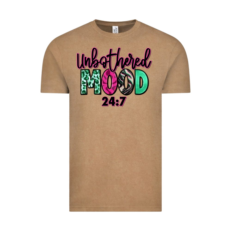 Unbothered Mood 24:7 Vintage Tee by RanaPortraitStore | Teevron