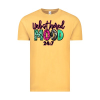 Vintage Mustard Unbothered mood 24:7 Vintage Tee - RanaPortraitStore