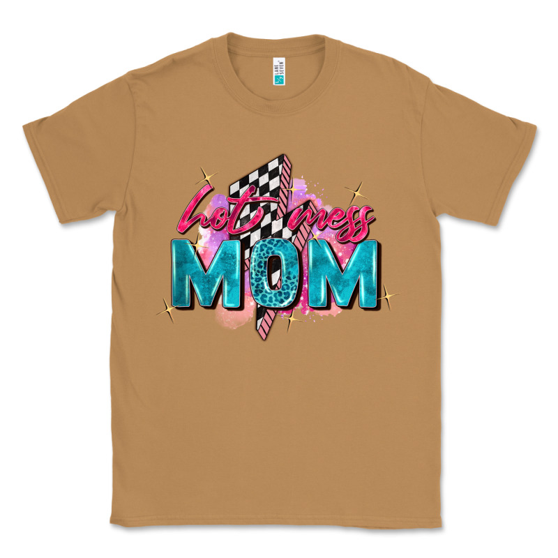 Hot Mess Mom Classic Tee by Zillion Design Studio | Teevron