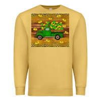 Antique Gold St Patricks day truck Premium Sweatshirt - Artiststas