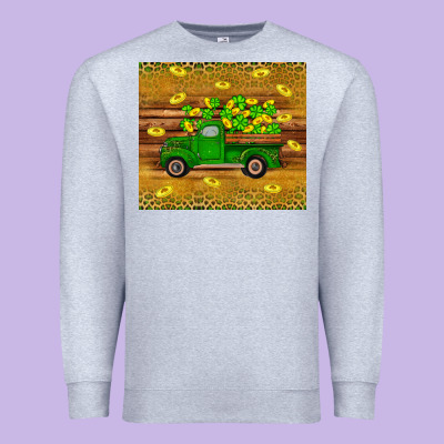 St Patricks Day Truck Premium Sweatshirt Designed By Artiststas