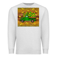 Oatmeal Heather St Patricks day truck Premium Sweatshirt - Artiststas