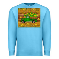 Ocean Blue St Patricks day truck Premium Sweatshirt - Artiststas