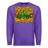 Purple St Patricks day truck Premium Sweatshirt - Artiststas