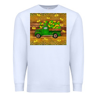 White St Patricks day truck Premium Sweatshirt - Artiststas