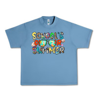 Pebble Blue school's out for summer Urban Heavy Tee - Zillion Design Studio