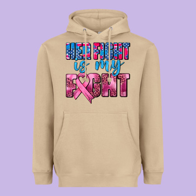 Her Fight Is My Fight Heavyweight Hoodie Designed By Adodesignshop