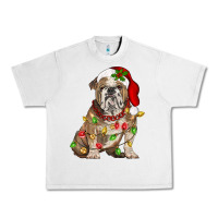 Lunar Rock Christmas english bulldog Urban Heavy Tee - BarkalooDesign