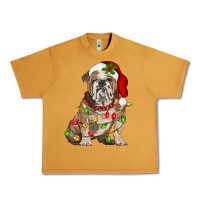 Peanut Butter Christmas english bulldog Urban Heavy Tee - BarkalooDesign