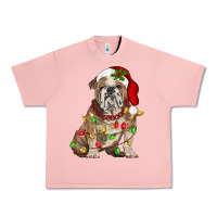 Salmon Christmas english bulldog Urban Heavy Tee - BarkalooDesign