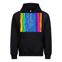 Black LGBTQ+ Pride American Flag Tumbler Urban Hoodie - BundleAndBundleShop