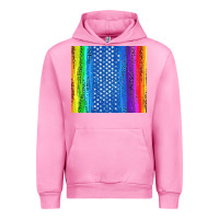 Fuchsia Pink LGBTQ+ Pride American Flag Tumbler Urban Hoodie - BundleAndBundleShop