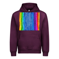 Mauve Wine LGBTQ+ Pride American Flag Tumbler Urban Hoodie - BundleAndBundleShop