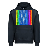 Navy LGBTQ+ Pride American Flag Tumbler Urban Hoodie - BundleAndBundleShop