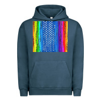 Pigment Midnight Navy LGBTQ+ Pride American Flag Tumbler Urban Hoodie - BundleAndBundleShop
