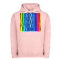 Pigment Salmon LGBTQ+ Pride American Flag Tumbler Urban Hoodie - BundleAndBundleShop
