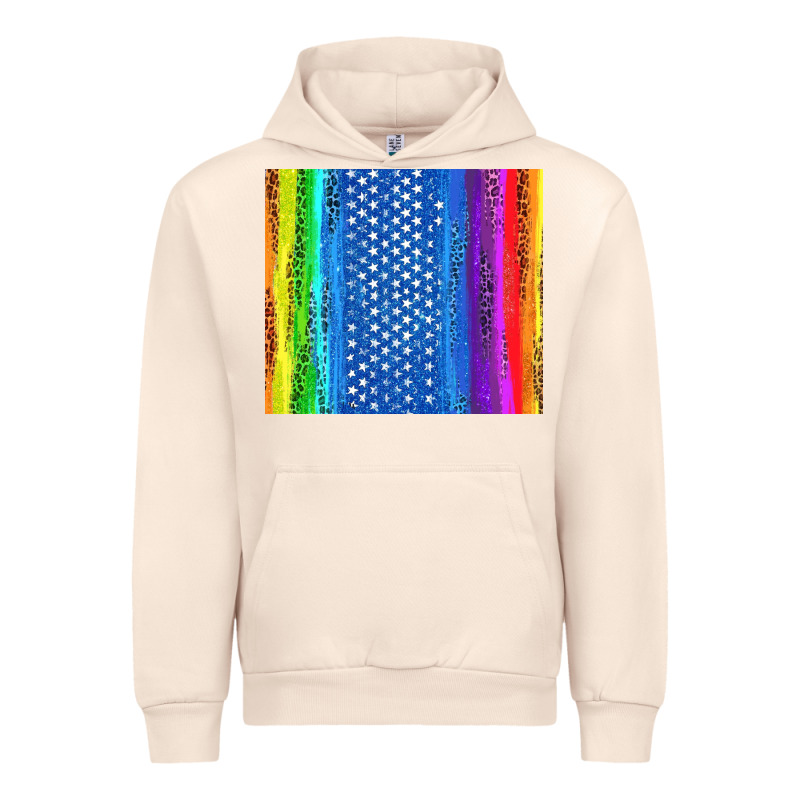 Lgbtq+ Pride American Flag Tumbler Urban Hoodie by BundleAndBundleShop | Teevron