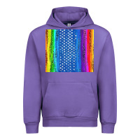 Tulip LGBTQ+ Pride American Flag Tumbler Urban Hoodie - BundleAndBundleShop